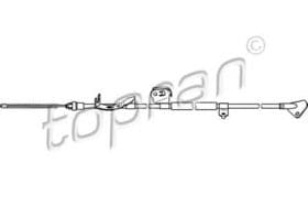 Трос ручного тормоза