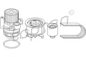 Комплект ремня ГРМ + помпа