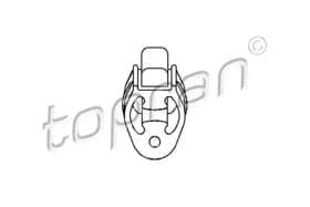 Кронштейн крепления выхлопной магистрали