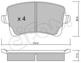 Гальмівні колодки Гальмівні колодки