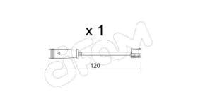 Датчик зношення гальмівних колодок