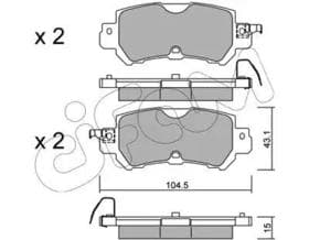 Гальмівні колодки
