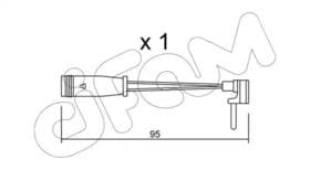 Датчик износа тормозных колодок Cifam su129