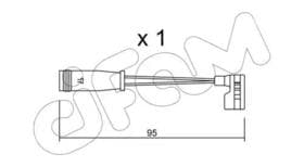 Датчик износа тормозных колодок Cifam su164