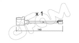 Датчик износа тормозных колодок Cifam su274