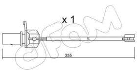Датчик износа тормозных колодок