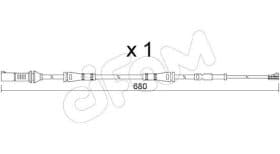 Датчик зношення гальмівних колодок