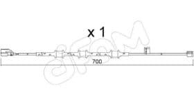 Датчик зношення гальмівних колодок