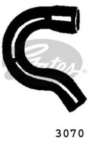 Патрубок радиатора системы охлаждения двигателя Патрубок радиатора системы охлаждения двигателя