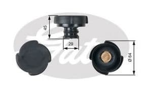 Крышка бачка охлаждающей жидкости