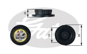 Крышка бачка охлаждающей жидкости