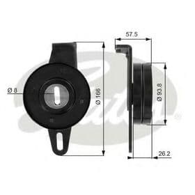 Натяжной ролик поликлинового ремня