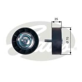 Обводной ролик поликлинового ремня