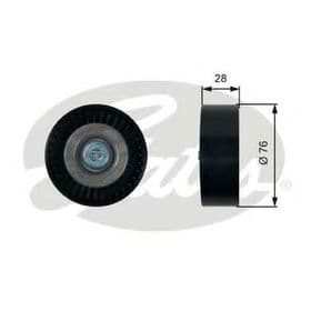 Обводной ролик поликлинового ремня