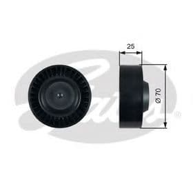 Натяжной ролик поликлинового ремня