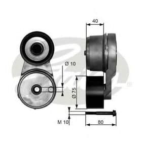 Натяжной ролик поликлинового ремня