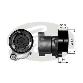 Натяжной ролик поликлинового ремня