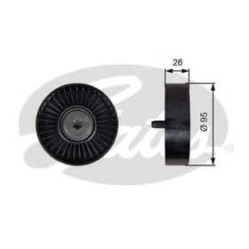 Обводной ролик поликлинового ремня