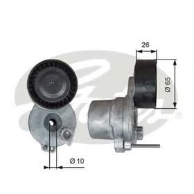 Натяжной ролик поликлинового ремня