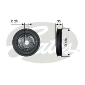Шків колінчастого вала