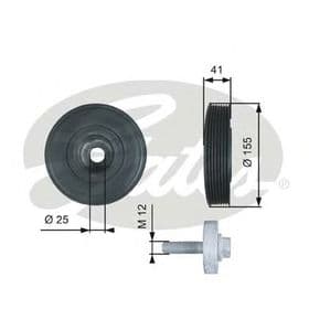 Шкив коленчатого вала