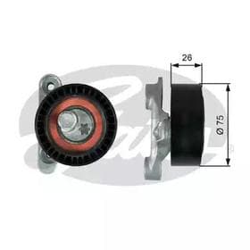 Натяжний ролик поліклинового ременя