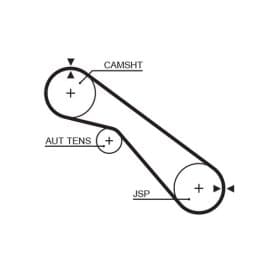 Комплект ременя ГРМ