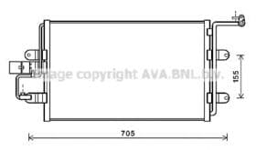 Радіатор кондиціонера Prasco AI5130