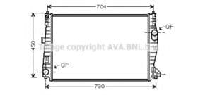 Радіатор охолодження двигуна