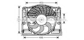 Вентилятор системы охлаждения двигателя