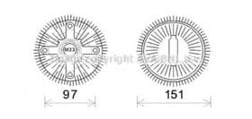 Вискомуфта вентилятора