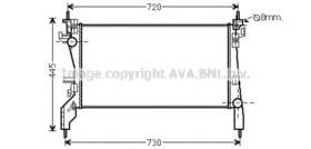 Радиатор охлаждения двигателя Радиатор охлаждения двигателя