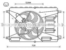 Вентилятор системы охлаждения двигателя Вентилятор системы охлаждения двигателя