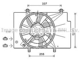 Вентилятор системы охлаждения двигателя Вентилятор системы охлаждения двигателя
