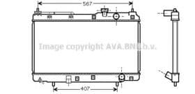 Радіатор охолодження двигуна Радіатор охолодження двигуна