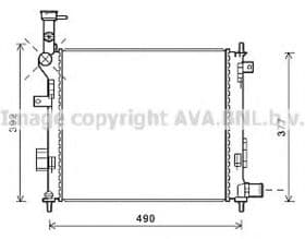 Радиатор охлаждения двигателя Радиатор охлаждения двигателя