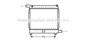 Радіатор охолодження двигуна