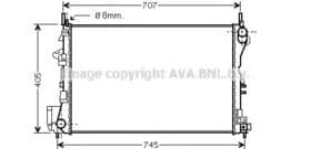 Радиатор охлаждения двигателя Радиатор охлаждения двигателя