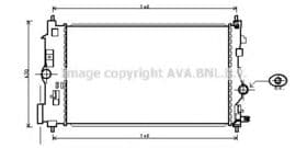 Радиатор охлаждения двигателя Радиатор охлаждения двигателя