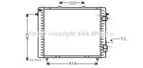 Радіатор охолодження двигуна