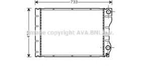 Радиатор охлаждения двигателя