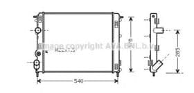 Радиатор охлаждения двигателя Радиатор охлаждения двигателя