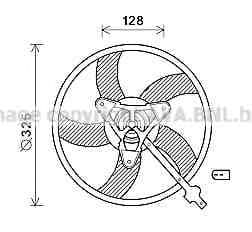 Вентилятор системы охлаждения двигателя Вентилятор системы охлаждения двигателя
