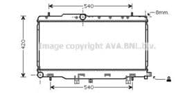 Радіатор охолодження двигуна