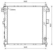 Радиатор охлаждения двигателя