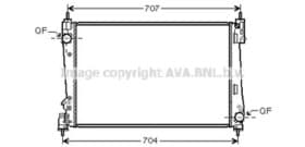 Радіатор охолодження двигуна Радіатор охолодження двигуна