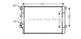 Радіатор охолодження двигуна Радіатор охолодження двигуна