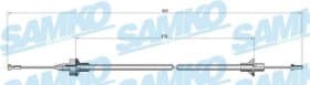 Трос сцепления Samko c0078c