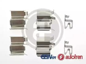 Компоненти дискових гальмівних колодок