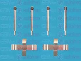 Комплектующие дисковых тормозных колодок Комплектующие дисковых тормозных колодок